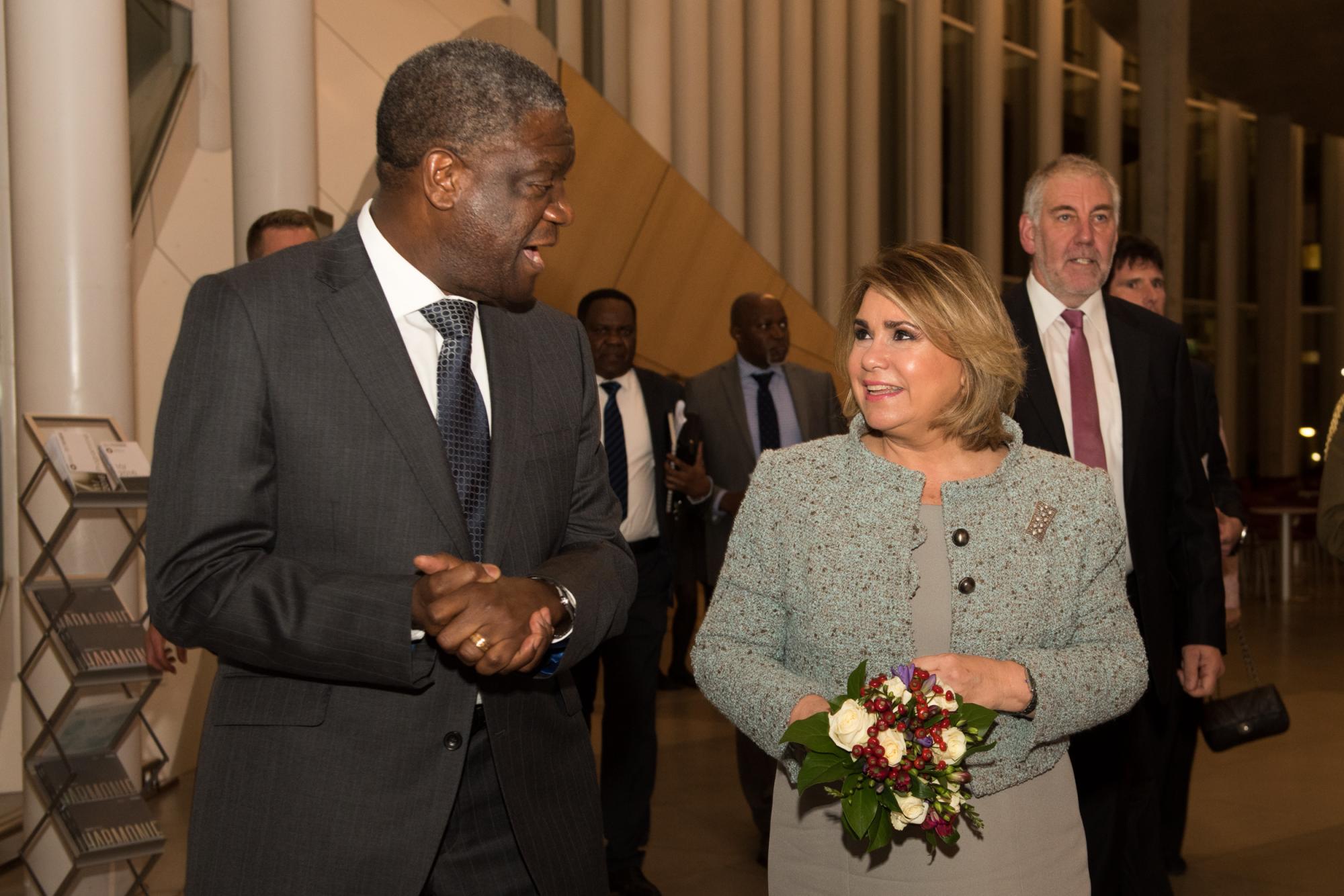 S.A.R. la Grande-Duchesse et Dr Denis Mukwege