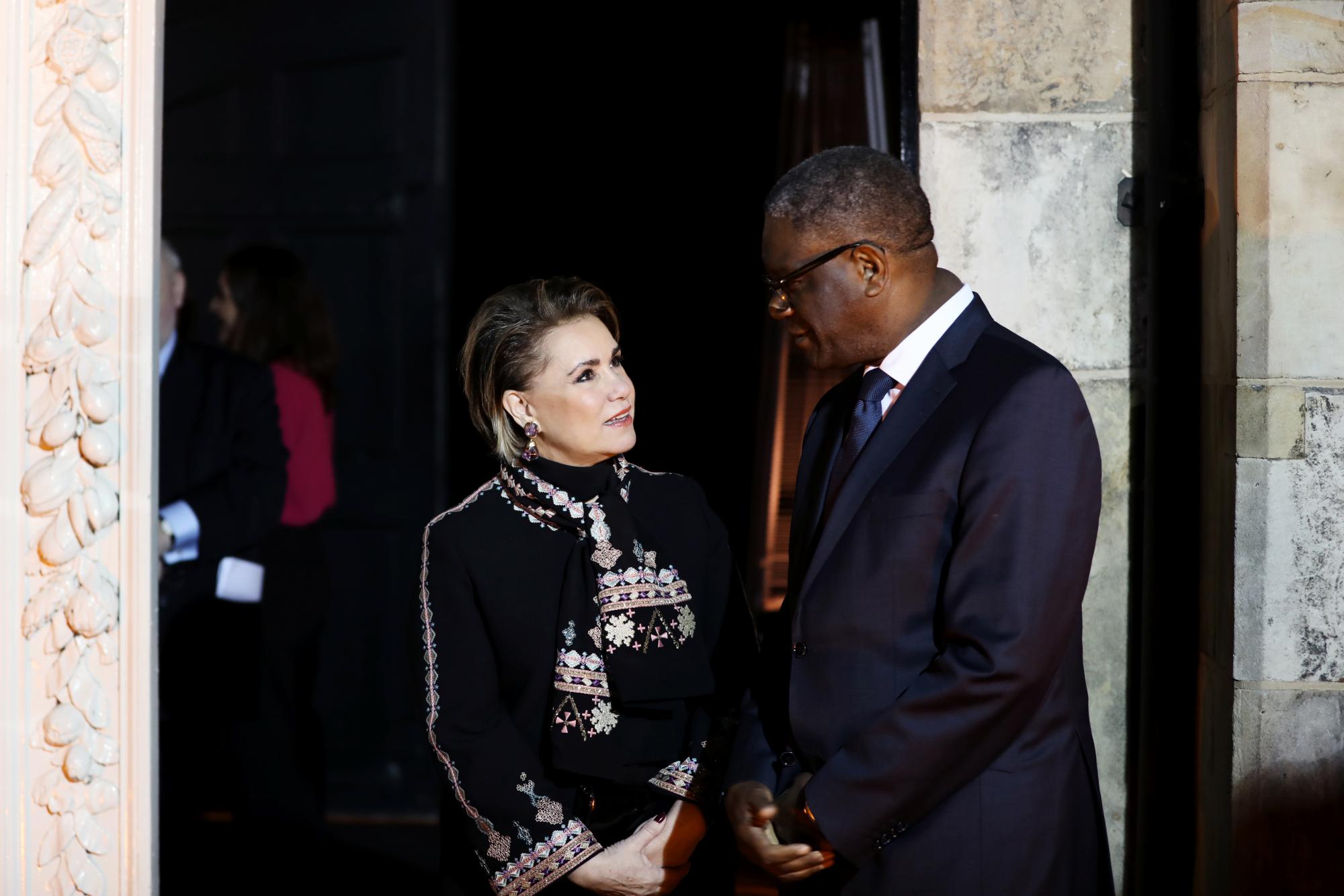 S.A.R. la Grande-Duchesse échange avec Dr Denis Mukwege, Prix Nobel de la Paix 2018

