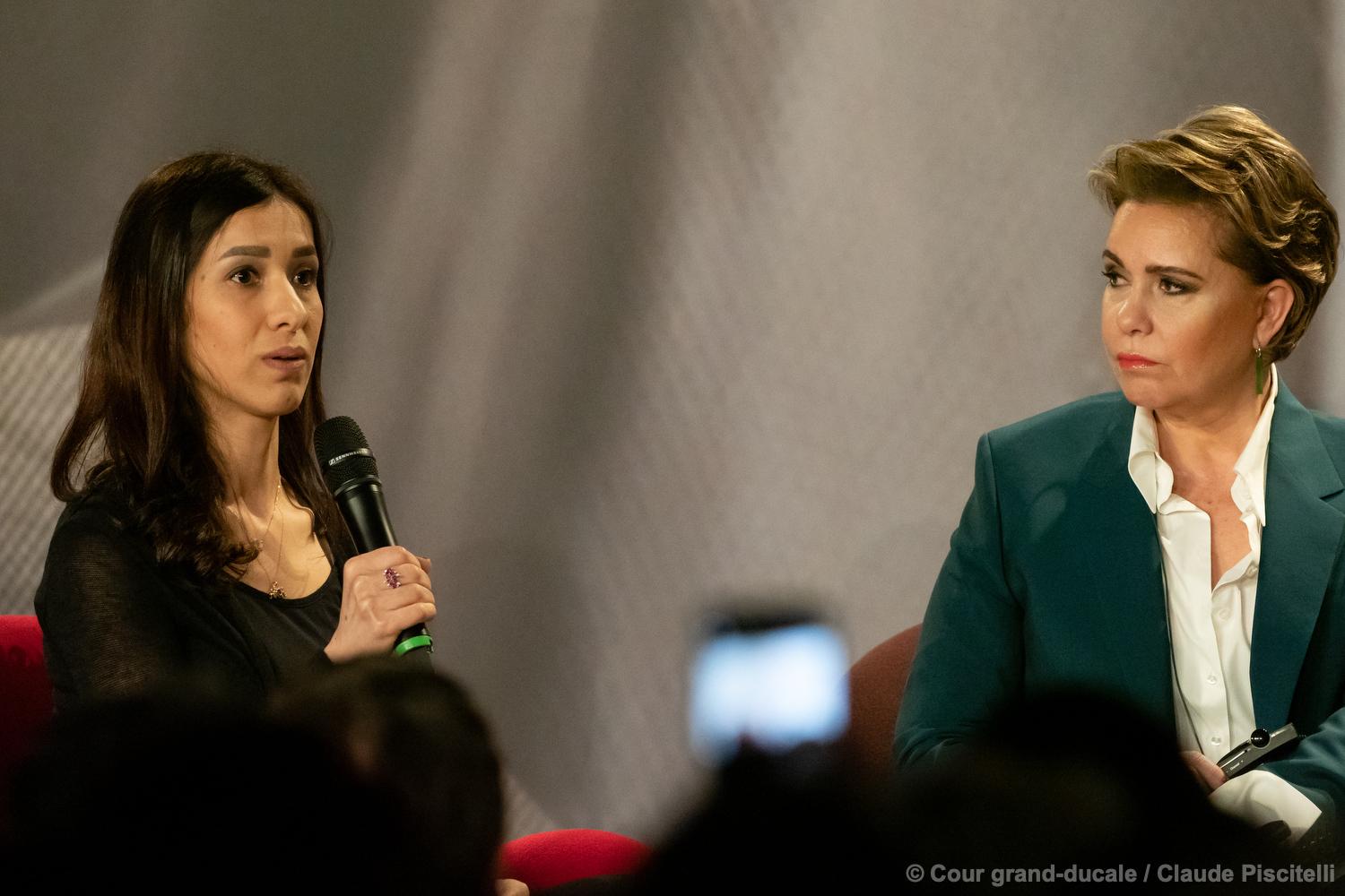 S.A.R. la Grande-Duchesse et Nadia Murad