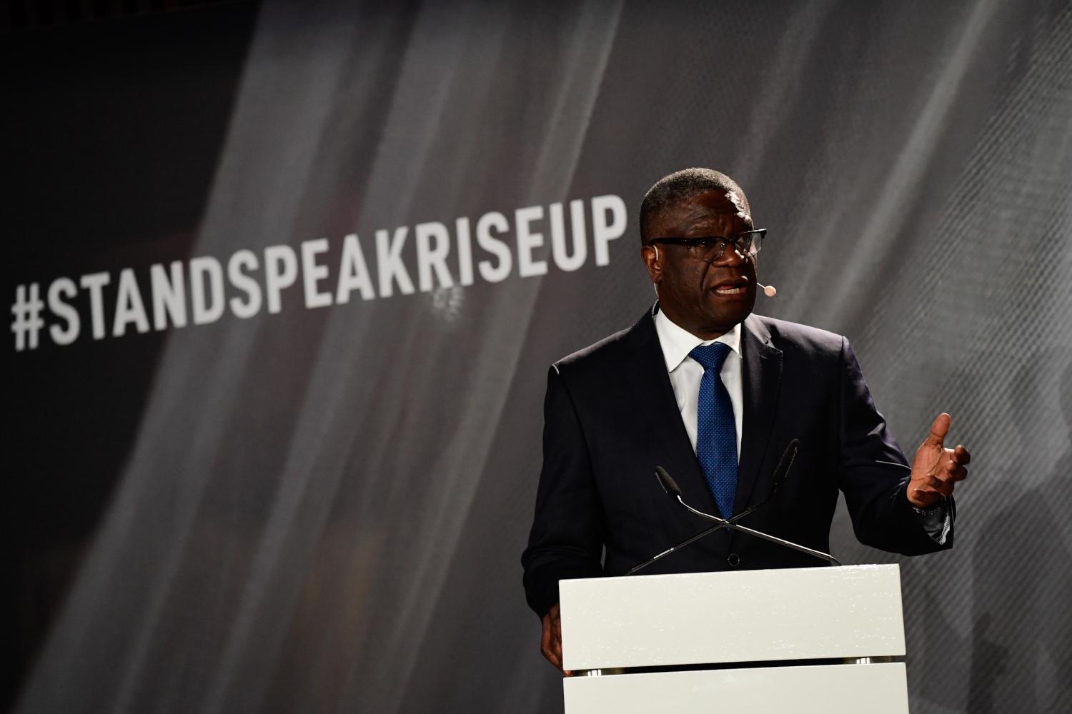 Allocution du Dr Denis Mukwege