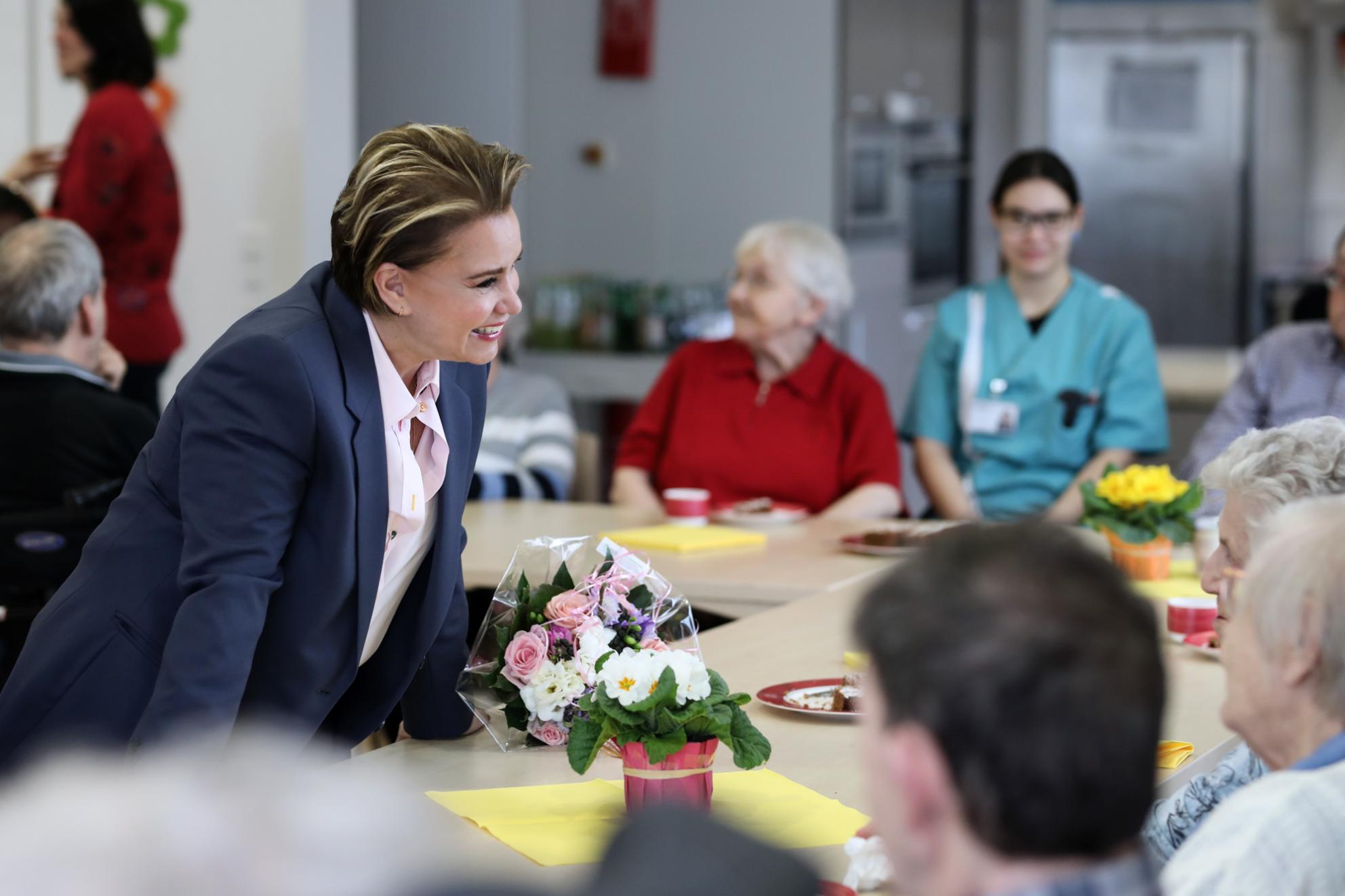 Visite du Centre Pontalize pour personnes âgées