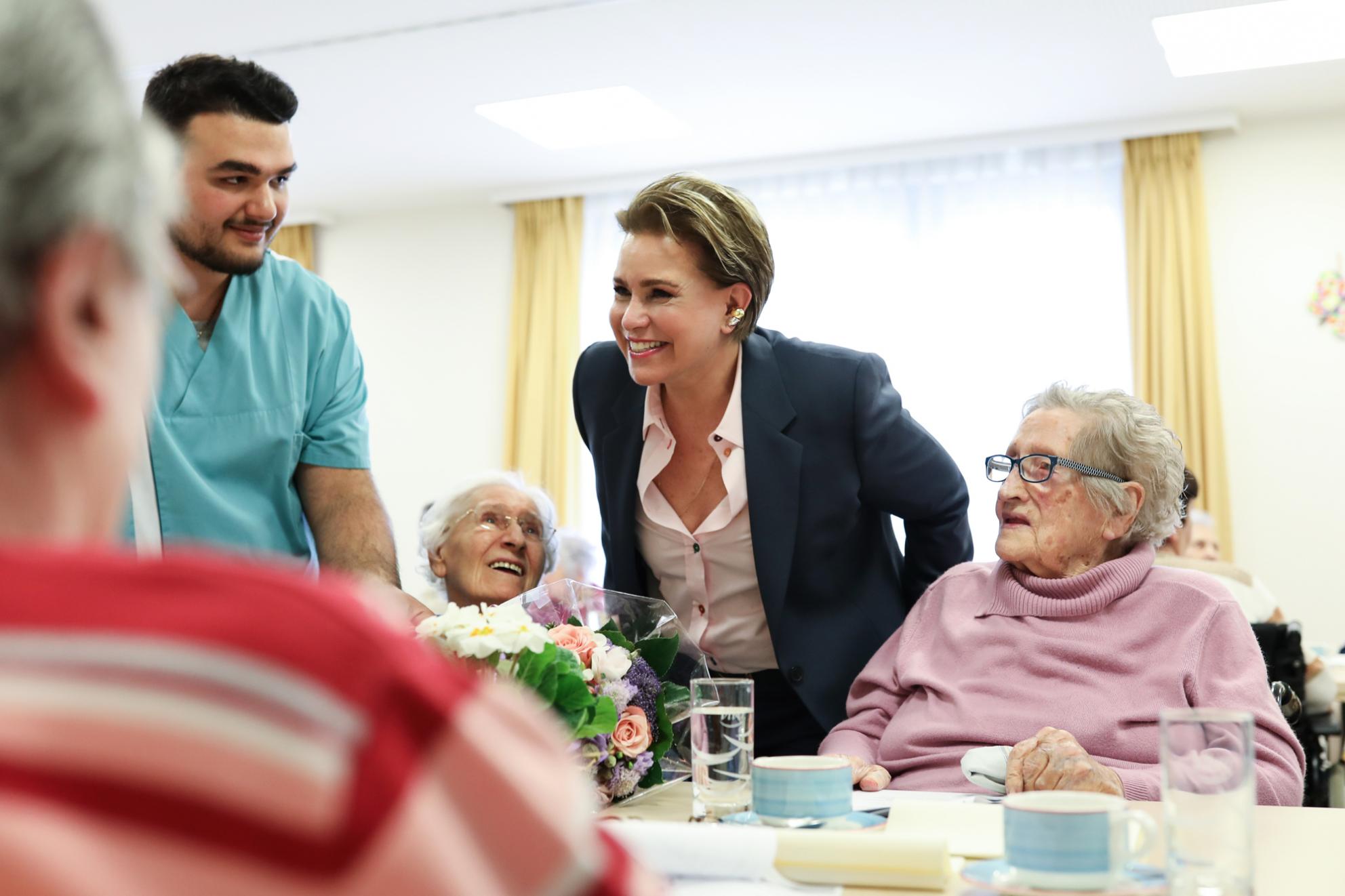 Visite du Centre Pontalize pour personnes âgées