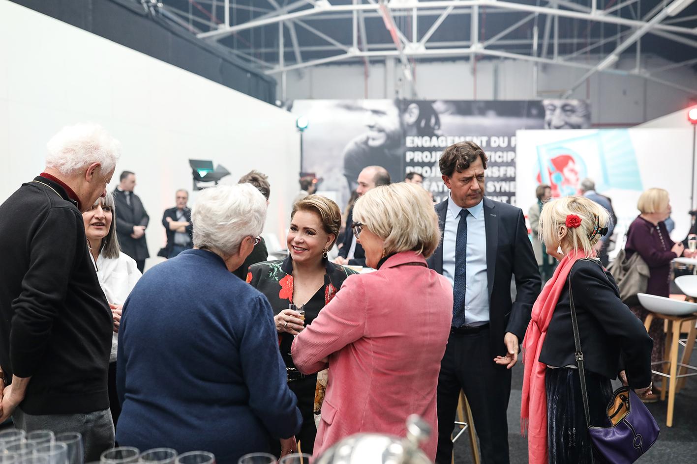 La Grande-Duchesse visite l'exposition temporaire "Esch 2022"