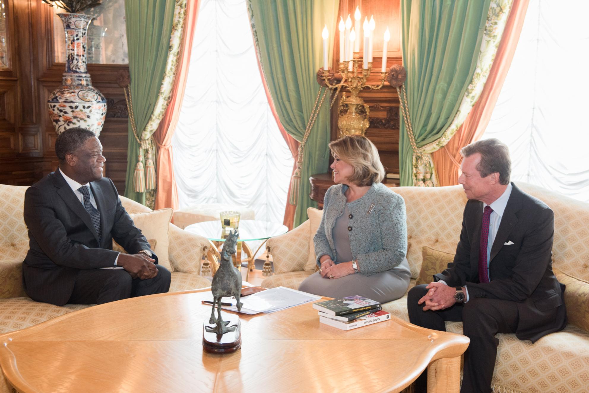 LL.AA.RR. le Grand-Duc et la Grande-Duchesse et Dr Mukwege