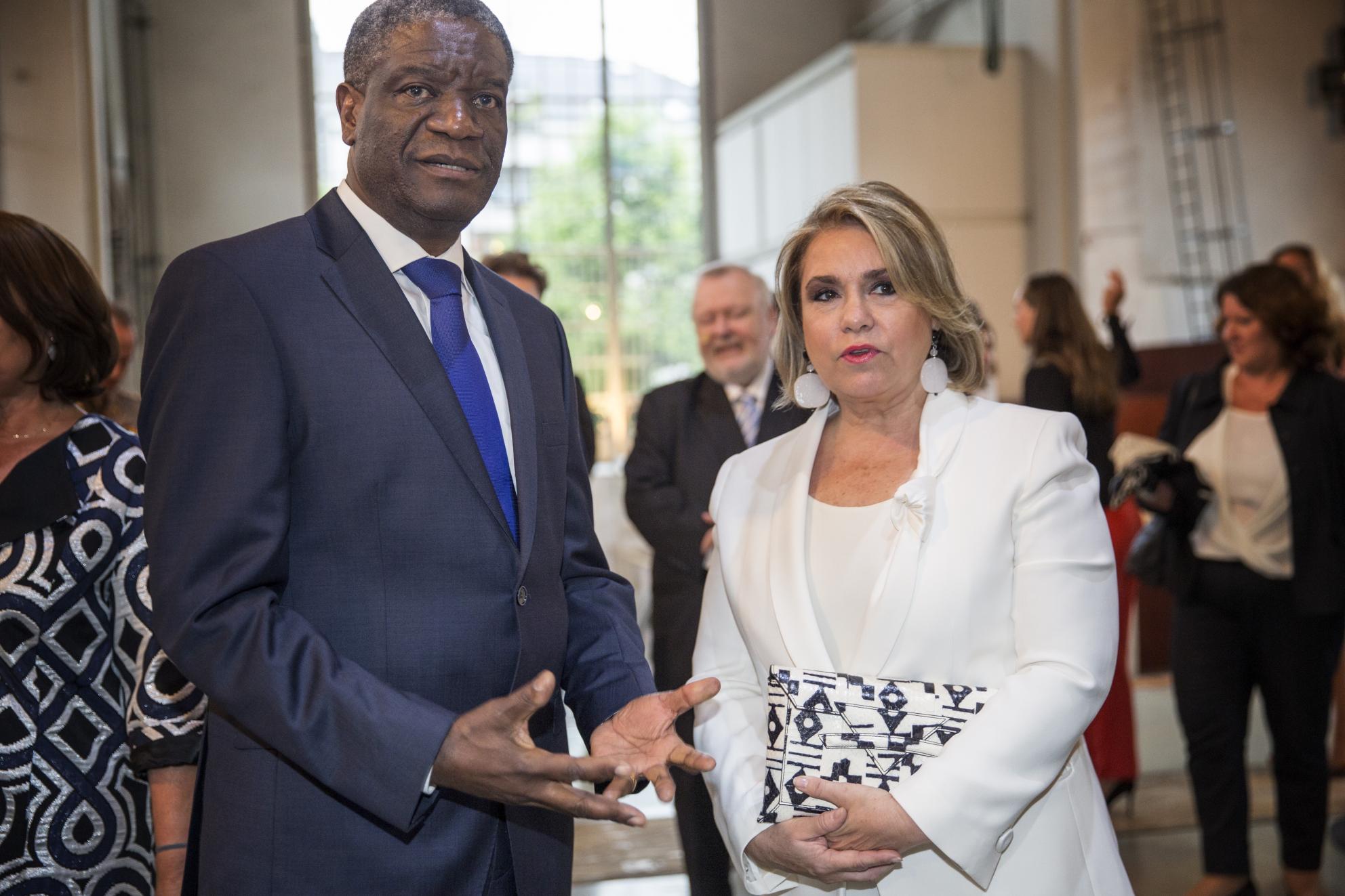 Maria Teresa et Dr Denis Mukwege