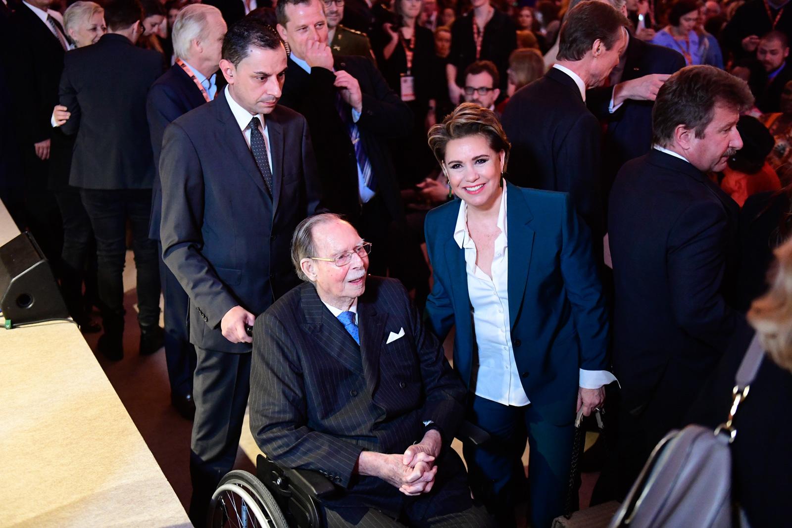 LL.AA.RR. le Grand-Duc Jean et la Grande-Duchesse assistent au forum international Stand Speak Rise Up!