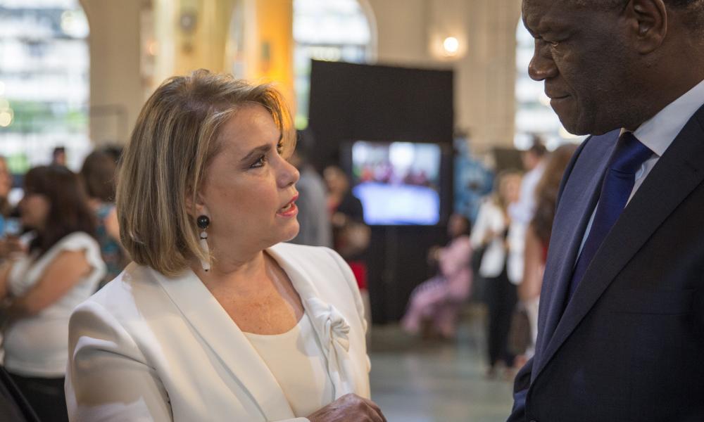 Maria Teresa et Dr Denis Mukwege