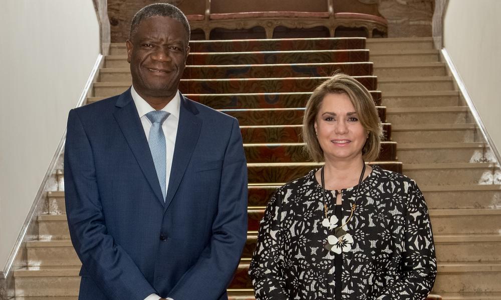 S.A.R. la Grande-Duchesse et Dr Denis Mukwege