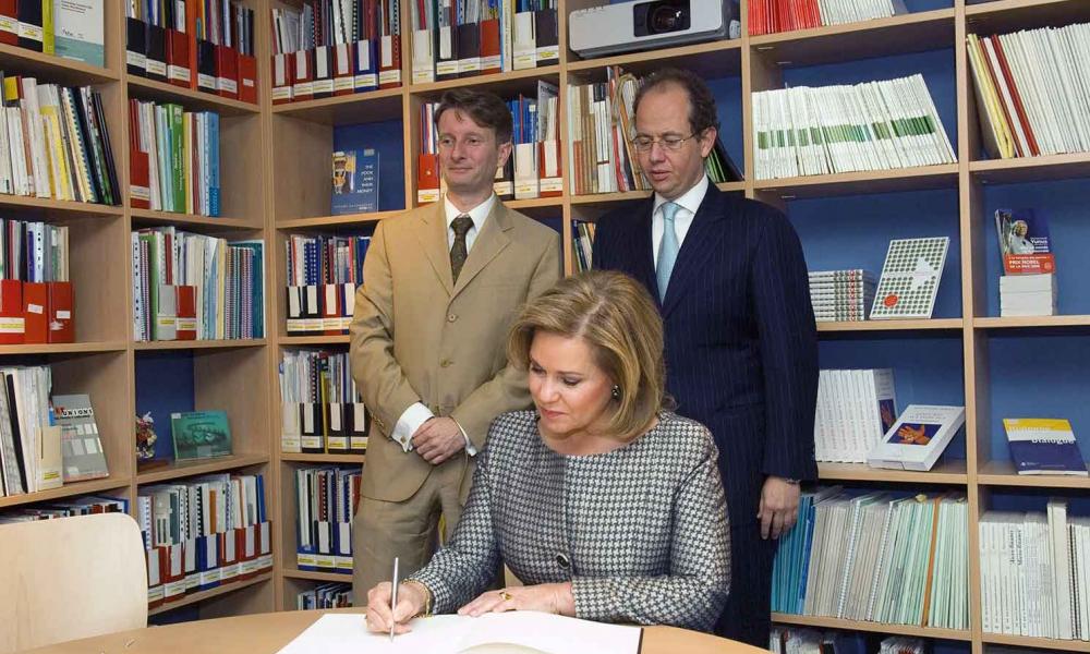 S.A.R. la Grande-Duchesse lors de la signature