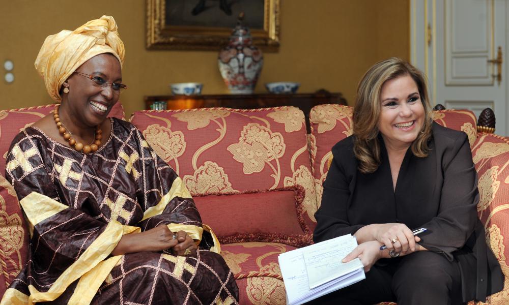 S.A.R. la Grande-Duchesse et Mme Maggy Barankitse