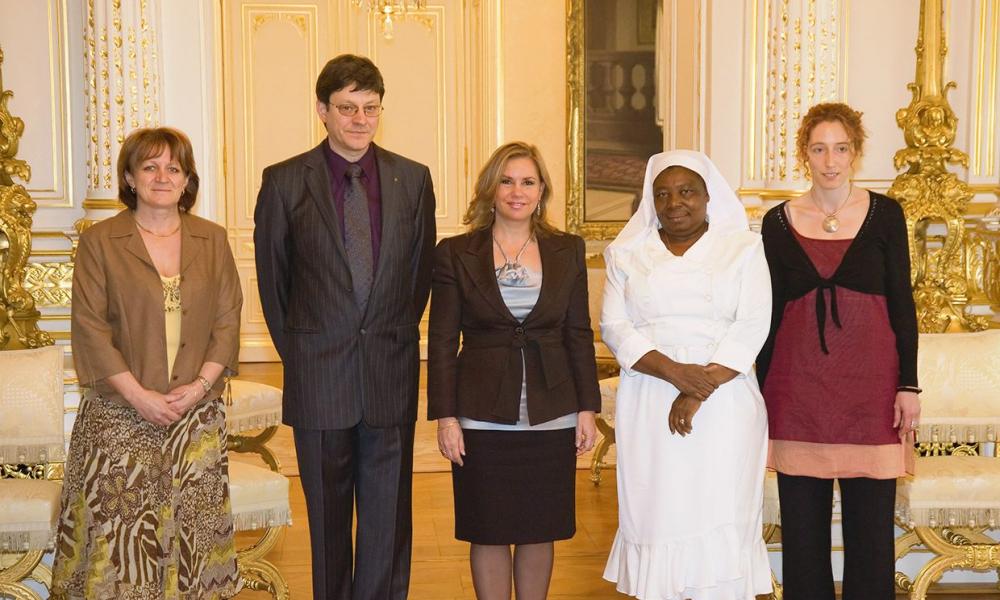 Audience de la Révérende Sœur Marie-Thérèse Brigit Mewoulou du Cameroun