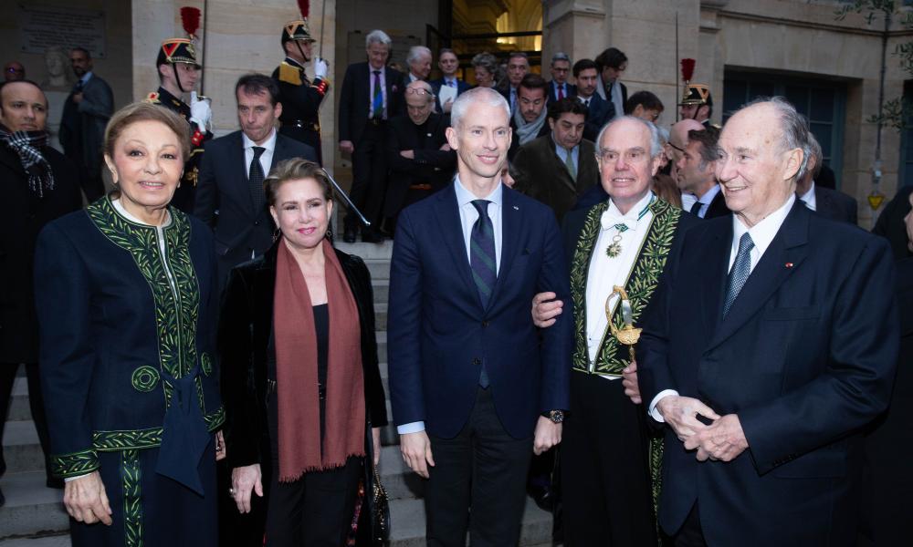 Installation de M. Frédéric Mitterrand à l’Académie des beaux-arts