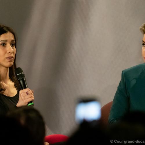 S.A.R. la Grande-Duchesse et Nadia Murad