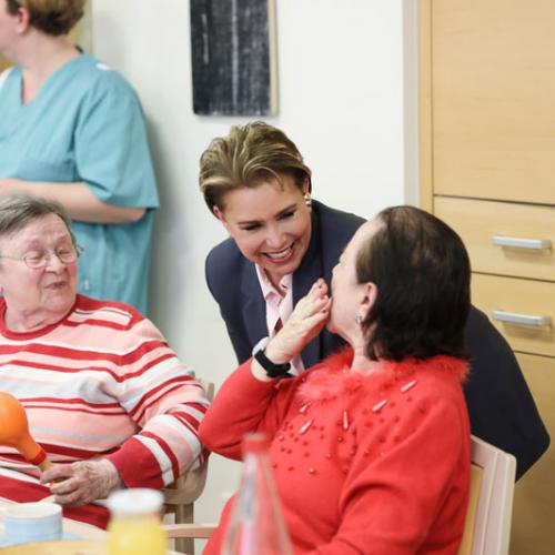 Visite du Centre gérontologique Pontalize destiné aux personnes âgées