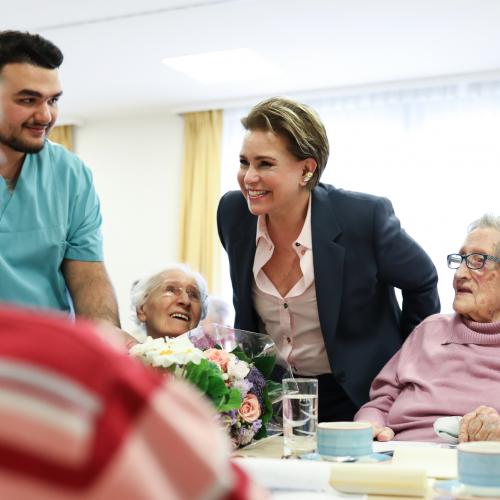 Visite du Centre Pontalize pour personnes âgées