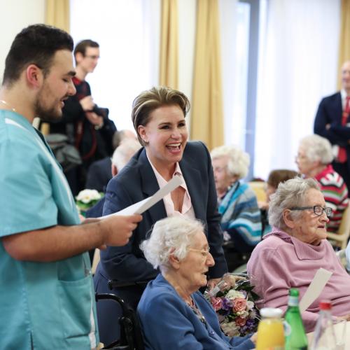 Visite du Centre Pontalize pour personnes âgées