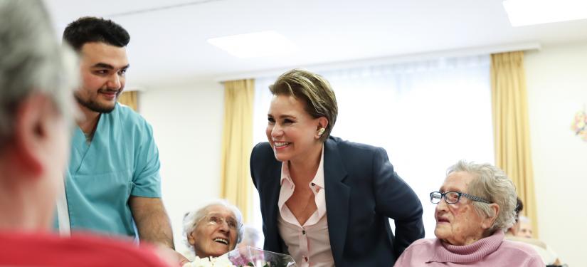 Visite du Centre Pontalize pour personnes âgées