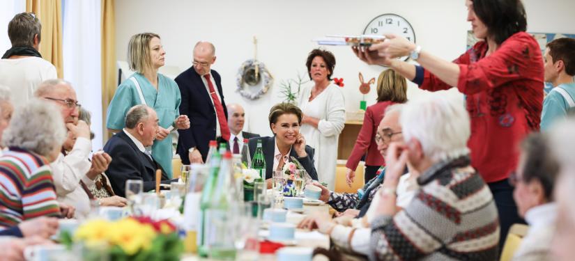 Visite du Centre Pontalize pour personnes âgées